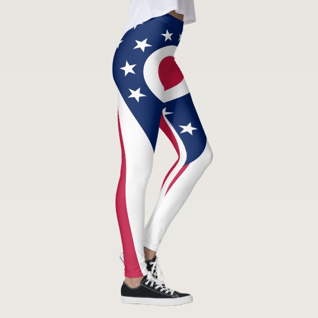 Staatsflagge Ohio Leggings (Rechts)