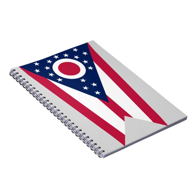 Staatsflagge Ohio Notizblock (Rechte Seite)