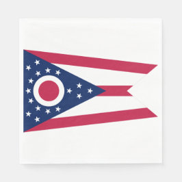 Staatsflagge Ohio Serviette