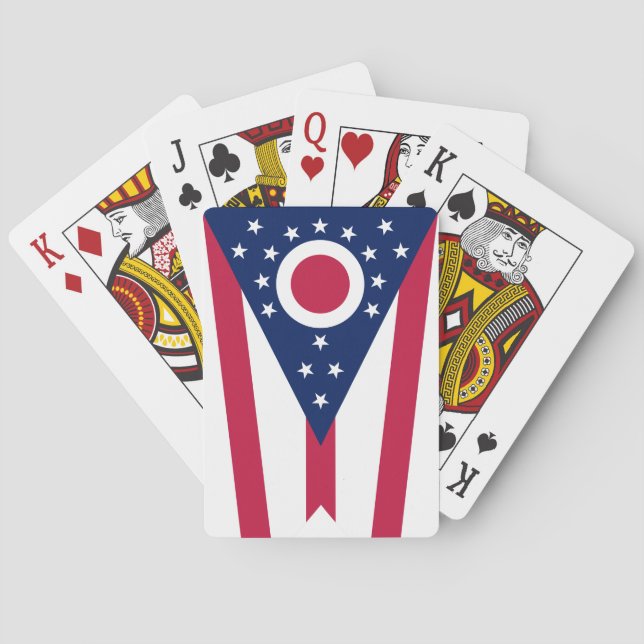 Staatsflagge Ohio Spielkarten (Rückseite)