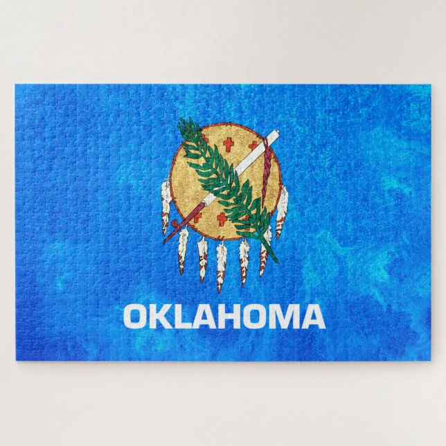 Staatsflagge Oklahoma (Horizontal)