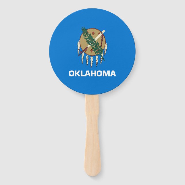 Staatsflagge Oklahoma Fächer (Vorderseite)