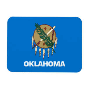 Staatsflagge Oklahoma Magnet