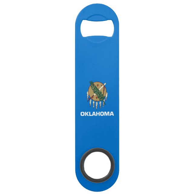 Staatsflagge Oklahoma Speed Flaschenöffner (Vorderseite)