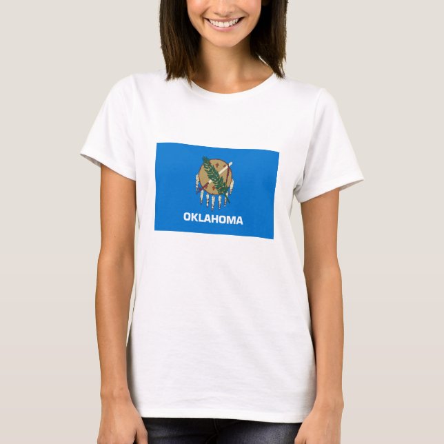 Staatsflagge Oklahoma T-Shirt (Vorderseite)
