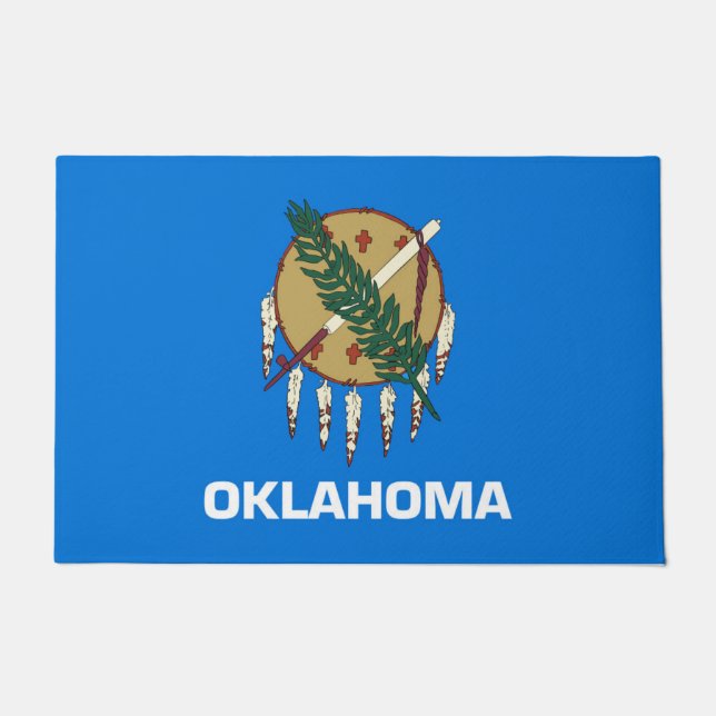 Staatsflagge Oklahoma, USA Fußmatte (Vorderseite)
