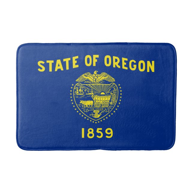 Staatsflagge Oregon Badematte (Vorderseite)