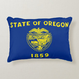 Staatsflagge Oregon Dekokissen