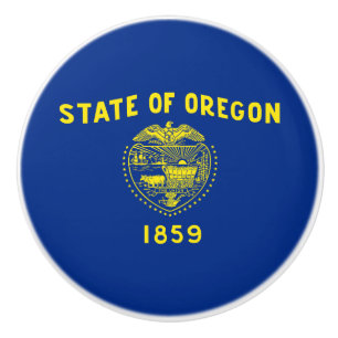 Staatsflagge Oregon Keramikknauf