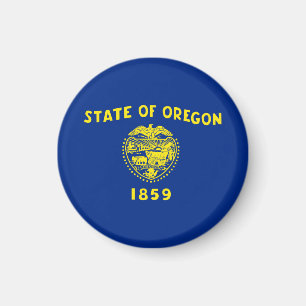 Staatsflagge Oregon Magnet