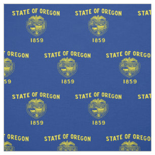 Staatsflagge Oregon Stoff
