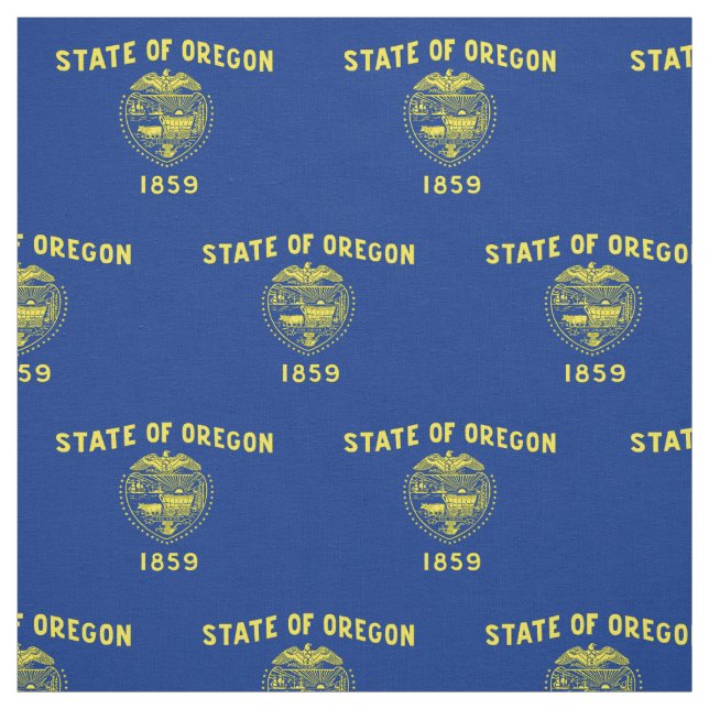 Staatsflagge Oregon Stoff (Muster)