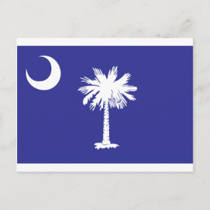 Staatsflagge Palmetto Moon Postkarte