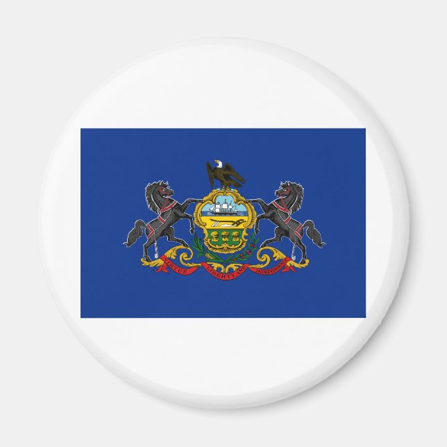 Staatsflagge Pennsylvania Magnet (Vorne)