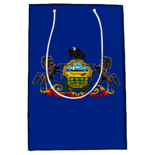 Staatsflagge Pennsylvania Mittlere Geschenktüte
