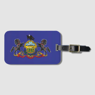 Staatsflagge Pennsylvania, USA Gepäckanhänger