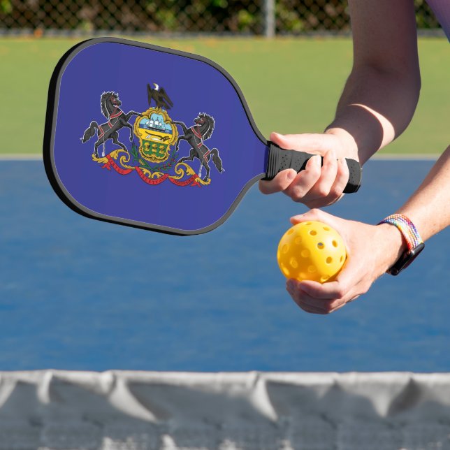 Staatsflagge Pennsylvania, USA Pickleball Schläger (InSitu)