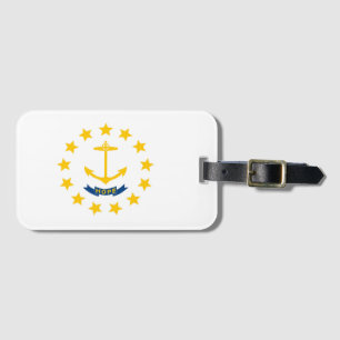 Staatsflagge Rhode Island, USA Gepäckanhänger