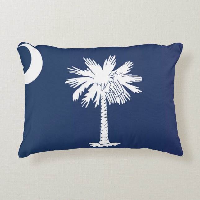 Staatsflagge South Carolina, USA Dekokissen (Vorderseite)