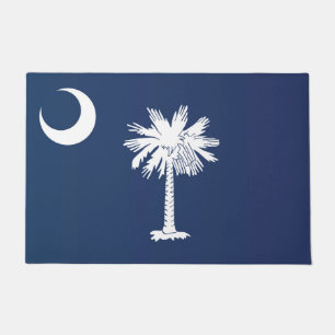 Staatsflagge South Carolina, USA Fußmatte