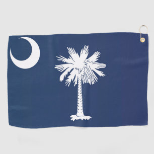 Staatsflagge South Carolina, USA Golfhandtuch