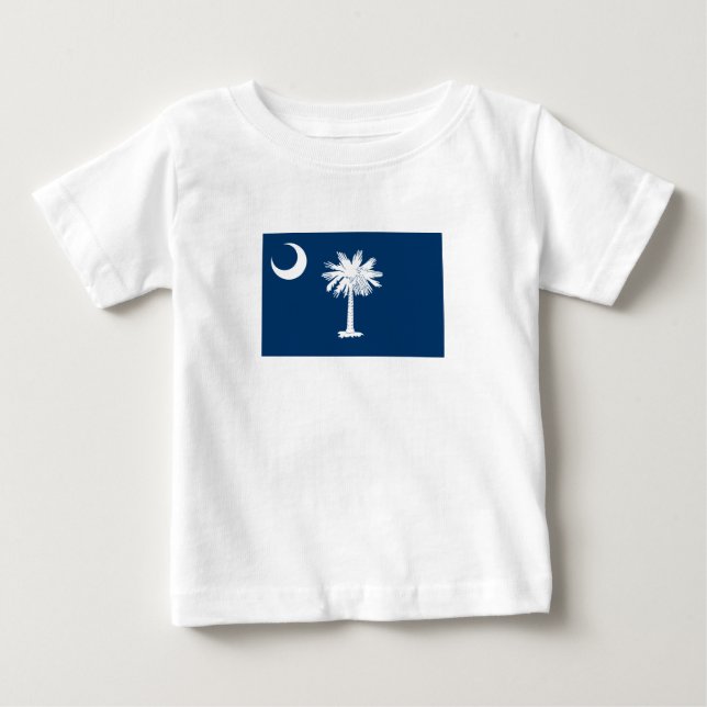 Staatsflagge Süd-Carolina Baby T-shirt (Vorderseite)