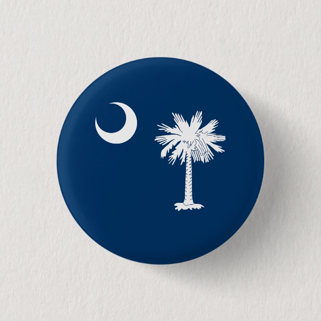 Staatsflagge Süd-Carolina Button (Vorderseite)