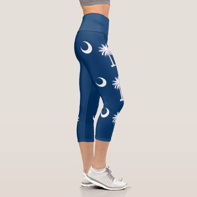 Staatsflagge Süd-Carolina Capri Leggings (Rechts)