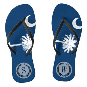 Staatsflagge Süd-Carolina Flip Flops