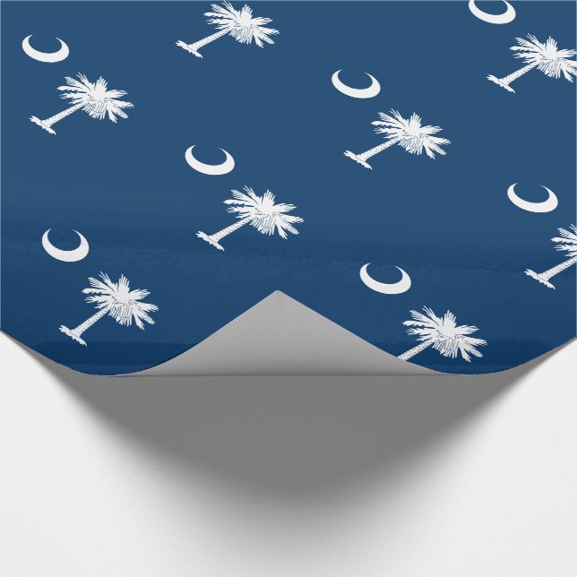 Staatsflagge Süd-Carolina Geschenkpapier (Ecke)