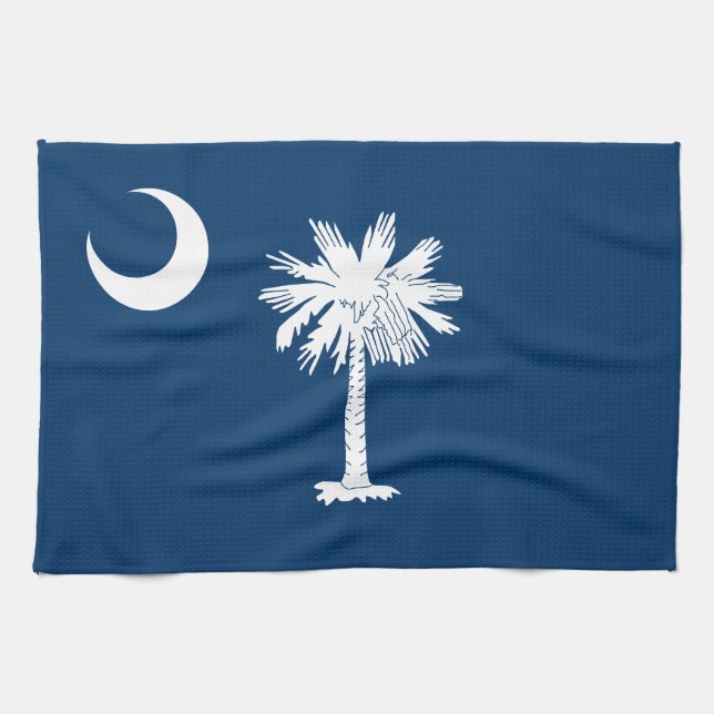 Staatsflagge Süd-Carolina Geschirrtuch (Horizontal)