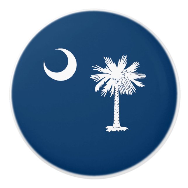 Staatsflagge Süd-Carolina Keramikknauf (Vorderseite)