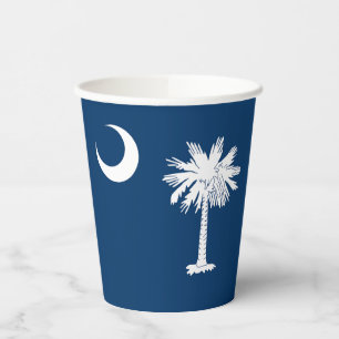 Staatsflagge Süd-Carolina Pappbecher