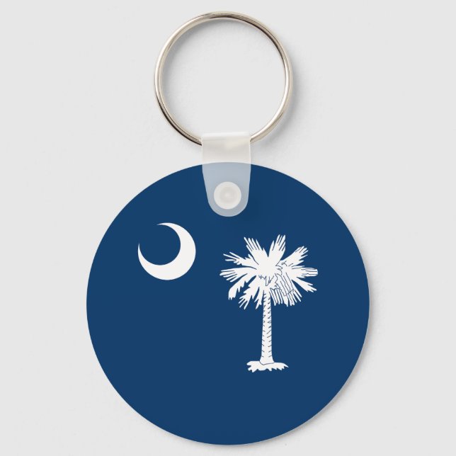 Staatsflagge Süd-Carolina Schlüsselanhänger (Vorderseite)