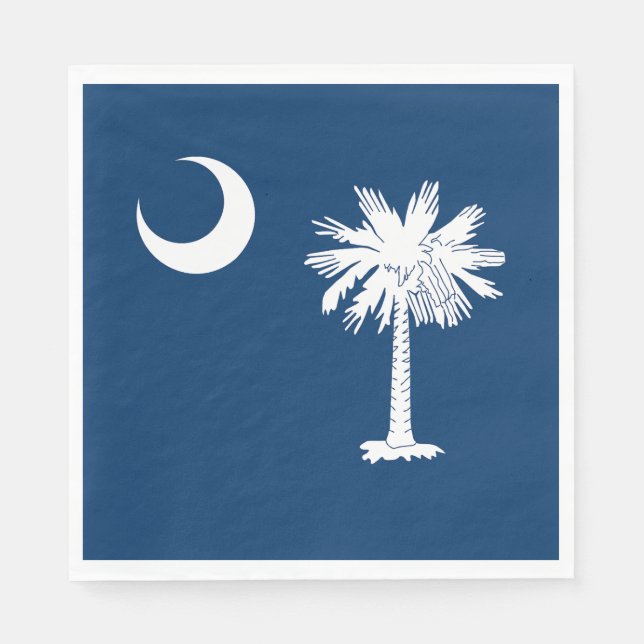 Staatsflagge Süd-Carolina Serviette (Vorderseite)