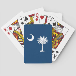 Staatsflagge Süd-Carolina Spielkarten