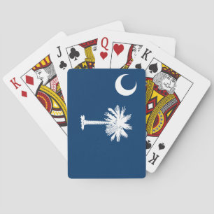 Staatsflagge Süd-Carolina Spielkarten