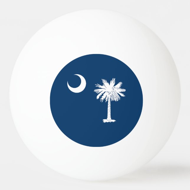 Staatsflagge Süd-Carolina Tischtennisball (Vorderseite)