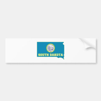 Staatsflagge Süd-Dakota Autoaufkleber