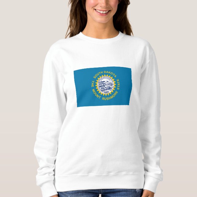 Staatsflagge Süddakota Sweatshirt (Vorderseite)