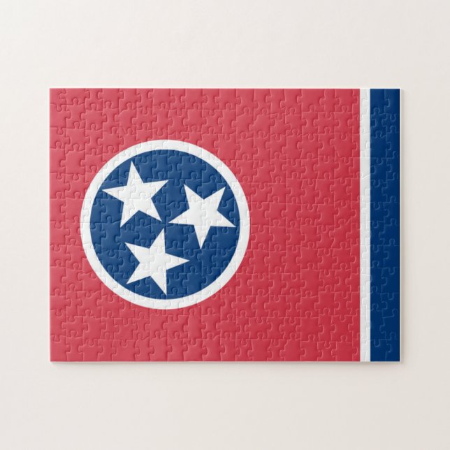 Staatsflagge Tennessee, USA (Horizontal)