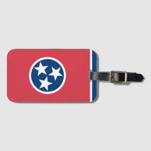 Staatsflagge Tennessee, USA Gepäckanhänger