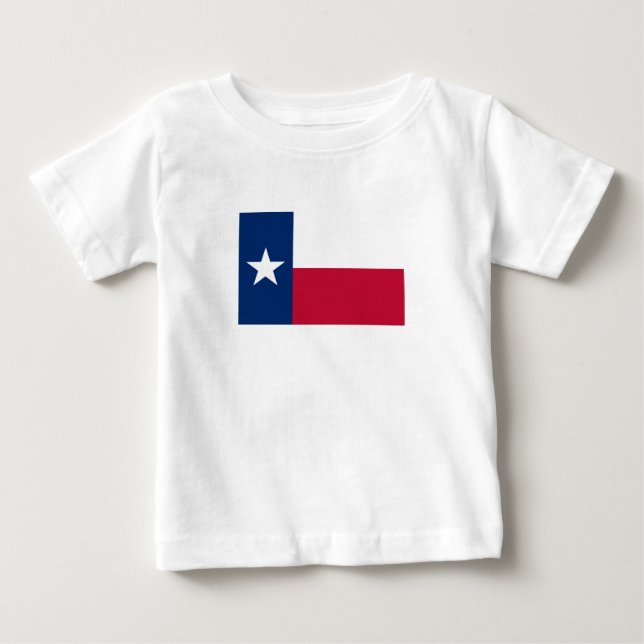 Staatsflagge Texas Baby T-shirt (Vorderseite)