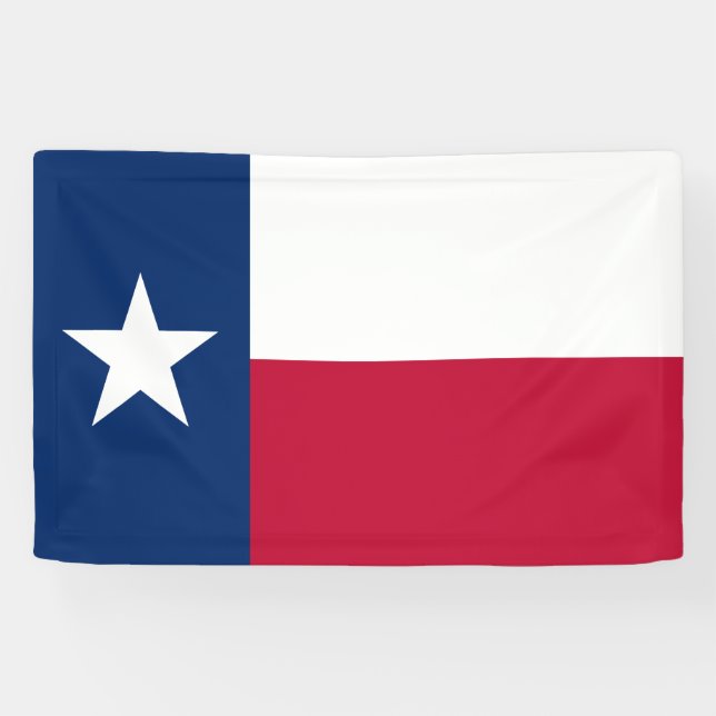 Staatsflagge Texas Banner (Horizontal)