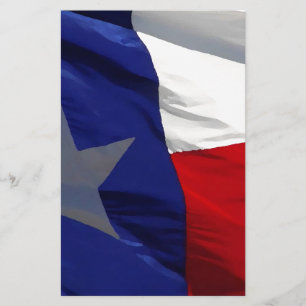 Staatsflagge Texas Briefpapier