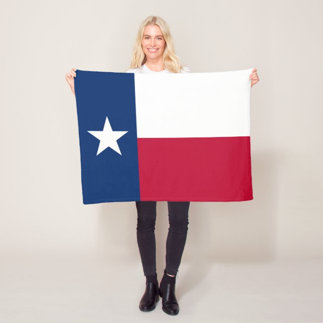 Staatsflagge Texas Fleecedecke (Beispiel)