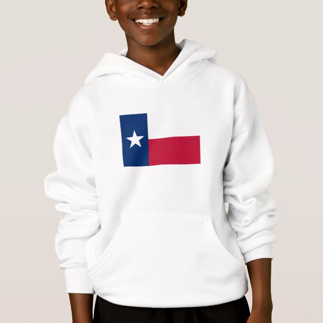 Staatsflagge Texas Hoodie (Vorderseite)