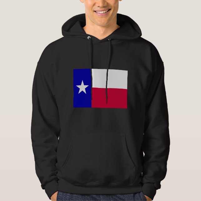 Staatsflagge Texas Hoodie (Vorderseite)