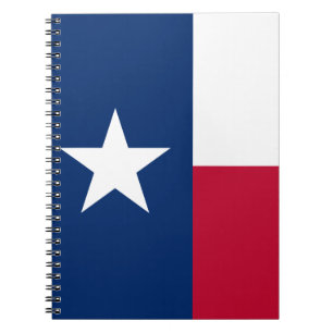 Staatsflagge Texas Notizblock