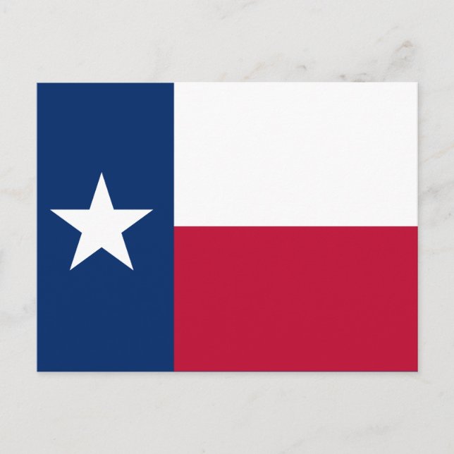 Staatsflagge Texas Postkarte (Vorderseite)
